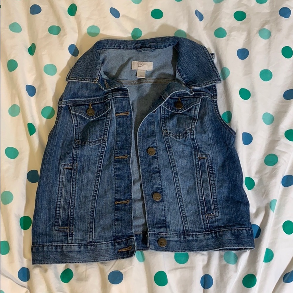 Loft Jean Vest (XS)